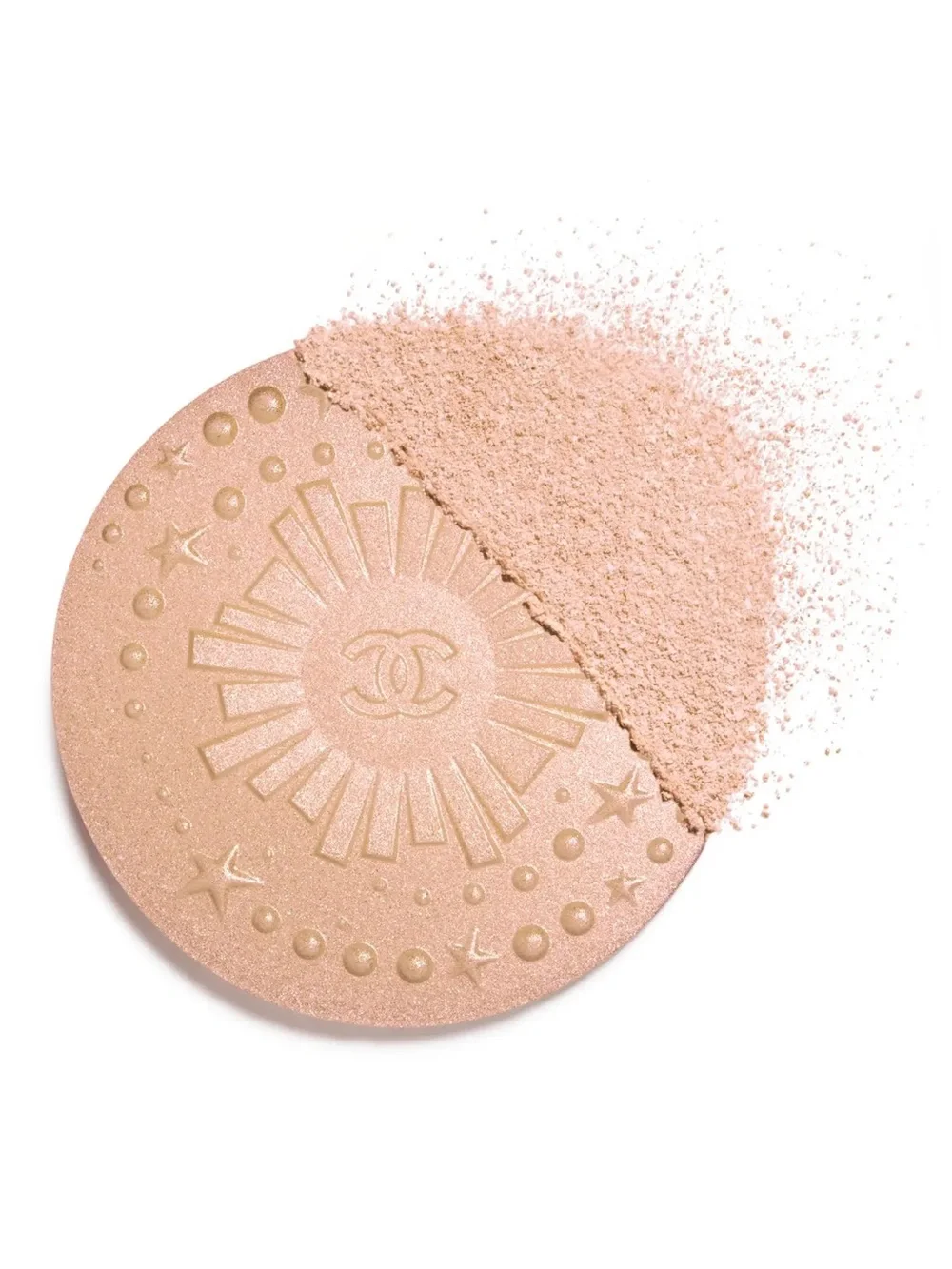 CHANEL Radiant Highlighter Compact - Shimmery Peach-Gold
